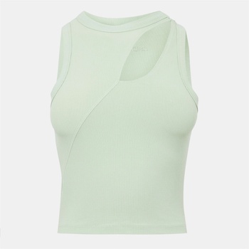 Jack Wills Spliced Rib Tank - Laurel Green