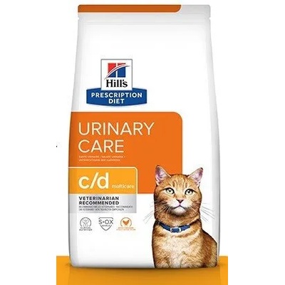 Hills Prescription Diet c/d Multicare - за котки имащи струвитни, калциево оксалатни и калциево фосфатни уролити - 1.5kg