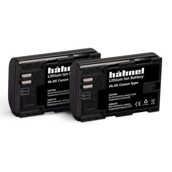 hähnel Комплект батерии Hahnel HL-E6 Twin Pack (Canon LP-E6, 1650mAh) (1000 160.1) (1000 160.1) (1000 160.1)