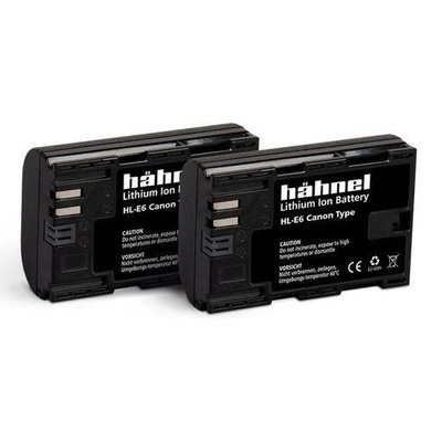 hähnel Комплект батерии Hahnel HL-E6 Twin Pack (Canon LP-E6, 1650mAh) (1000 160.1) (1000 160.1) (1000 160.1)