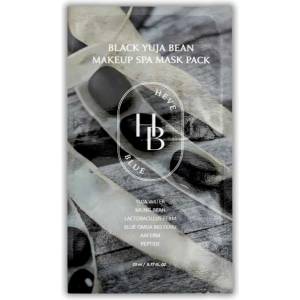 Heveblue - Black Yuja Bean Makeup Spa Mask Pack
