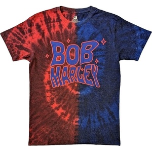 Bob Marley Trippy Text Red/Blue L Риза (BMATS64MDD03)