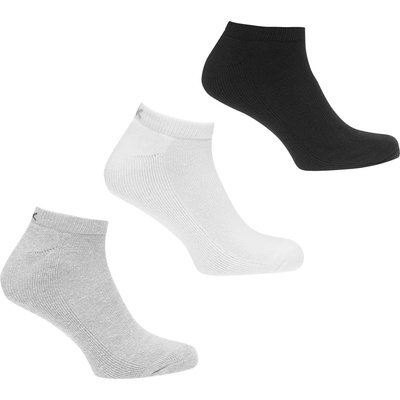 Calvin Klein Чорапи Calvin Klein Liner Socks 3 Pack - Blk/Wht/Gry