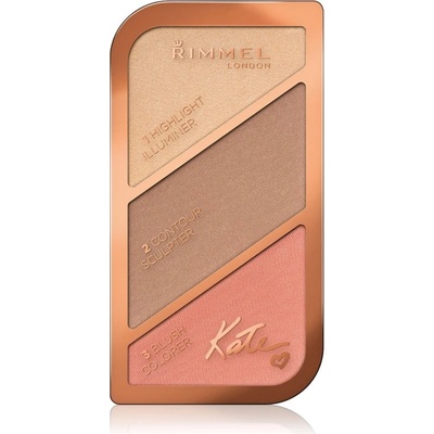 Rimmel London Kate Sculpting Palette konturovací paleta 2 Coral Glow 18,5 g – Zbozi.Blesk.cz