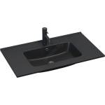 Bath deluxe Вградена мивка LILLESNAD 81x46cm керамика/черна (BT0131) Мивка за вграждане