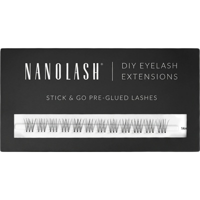 Nanolash - Stick & Go Pre-Glued Lashes - Trsy rias s lepidlom - Innocent - 1 bal.