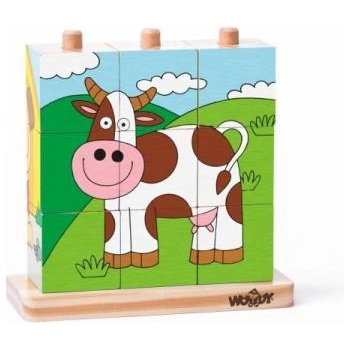 Woodyland Kubus нанизващи - домашни животни