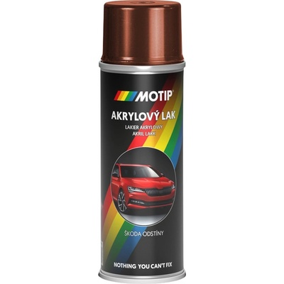 Motip Dupli Autoemail Škoda Červená Flamenco metalíza 200ml