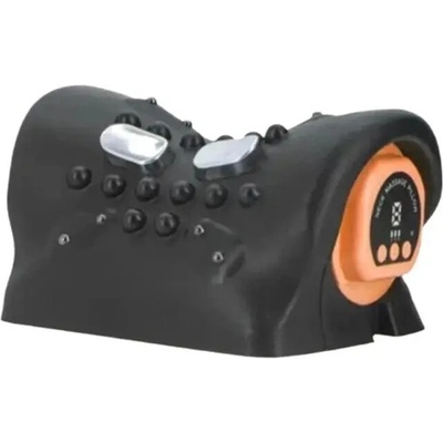 NOVO Masážní relaxační polštář na krk Černá