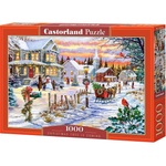 Castorland Пъзел Castorland от 1000 части - Коледната елха идва