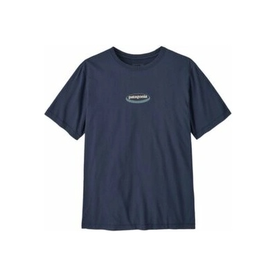 Patagonia ’95 Oval Logo T-Shirt Men New Navy