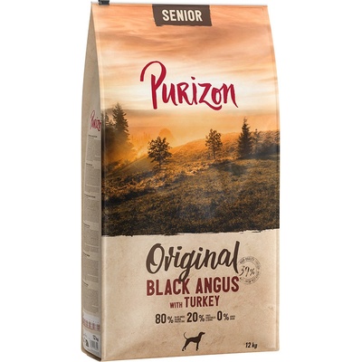 Purizon Senior Black Angus s krocanem 2 x 12 kg