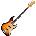 Fender American Ultra II Jazz Bass EB Ultraburst Електрическа бас китара