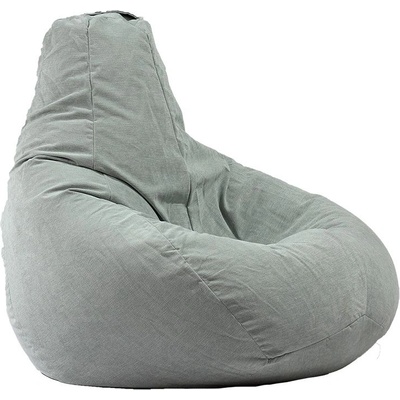 PUFRELAX Пуф, круша, 220л. , Nirvana Hobbit - Light Mint, Перящ се калъф, Пълнеж от полистиролни перли, Гама Premium (PUF-G-NH-PT-LM)