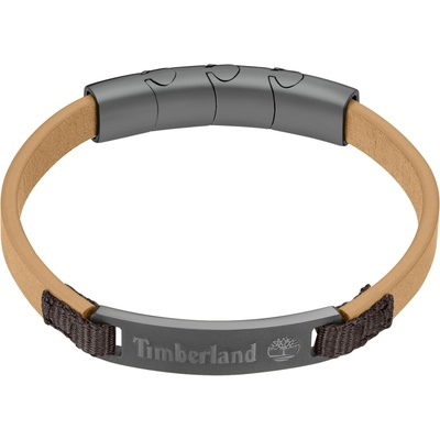 Timberland pánský náramek kožený světle hnědý TDAGB0002202