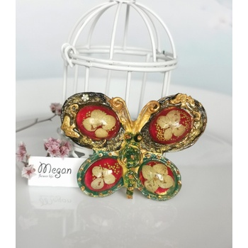 Meganflo Шарена пеперуда с хортензия