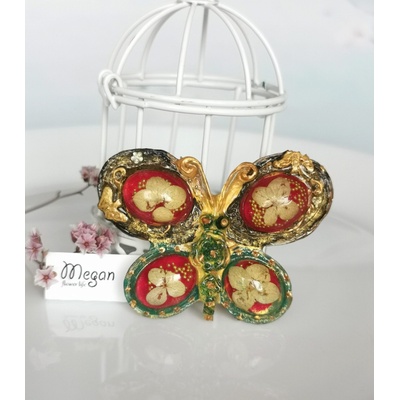 Meganflo Шарена пеперуда с хортензия