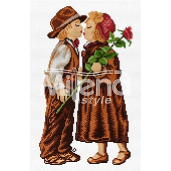 Milena Style С обич за теб - гоблен със схема конци Ariadna Кръстат бод