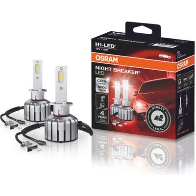 H1 NIGHT BREAKER LED +220% 64150DWNB 6000K 2бр (3256)