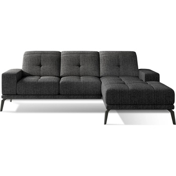 Eltap Черен ъглов диван (десен ъгъл) Torrense - ELTAP (Tor_02)