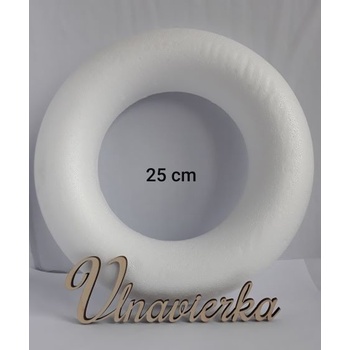 Polystyrenový věnec 25 cm