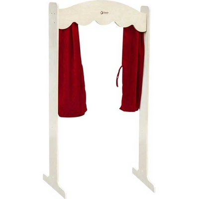 Classic World Educational Дървена стойка за детски куклен театър (cwe70044)