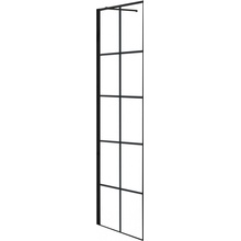 Rea Molier, sprchová stena 80 x 190cm, 6mm číre sklo, čierny REA-K8412