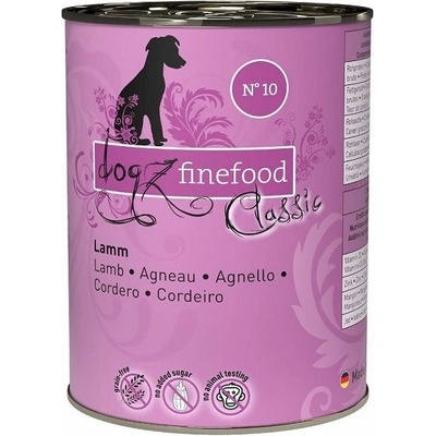 Dogz Finefood No.10 jahňacie 400 g