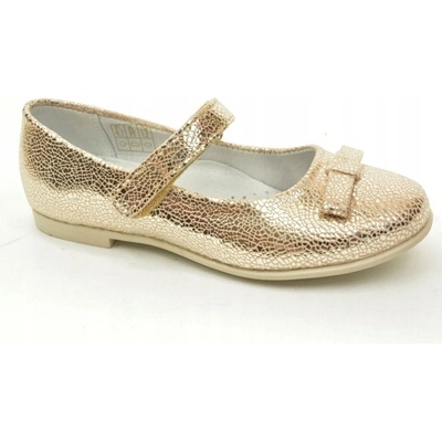 Kornecki 6493 baleríny baletky s páskem pro děti zlaté