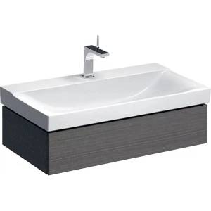 Geberit Долен шкаф за окачен умивалник Geberit Xeno2 сиво 1 чекмедже 88 см (500.508.43.1)