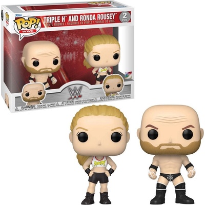 Funko Pop! 2 Pack WWE Triple H and Ronda Rousey