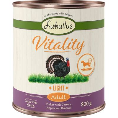 Lukullus Vitality Light: morčacie 6 x 400 g
