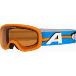 Alpina Детска скиорска маска Alpina Piney 2.0 orange/blue matt