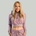 GymBeam STRIX Дамски къс суичър Essential Mauve XS
