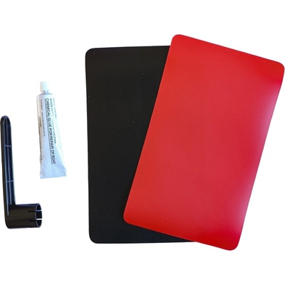 Gladiator Súprava na opravy člnov - látka čierna/červená