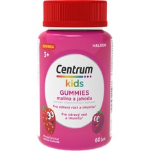 Centrum KIDS GUMMIES malina a jahoda zdravý růst a imunita 60 ks