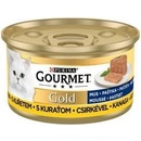 Krmivo pro kočky Gourmet Gold kočka pašt. s kuř.masem 85 g