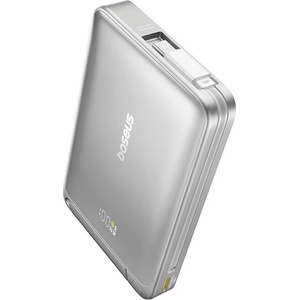 Baseus Външна батерия с вграден USB-C кабел, USB-C порт и Qi2 безжично зареждане - Baseus Nomos Qi2 Power Bank 10000 mAh 45W (сив) (P10078800843-00)