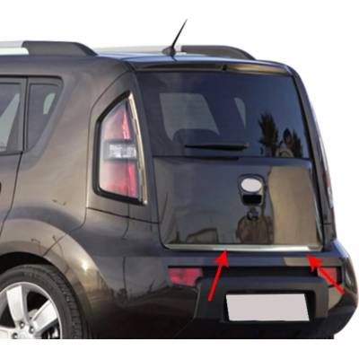 Nerez spodná lišta kufra Kia Soul 2008-2013
