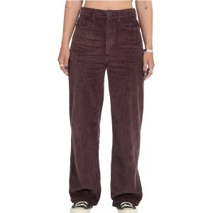 Volcom Дамски ежедневен панталон Volcom Women's Weellow II Cord Casual trousers - Raisin - размер 27 (US) (107-3842-0314)