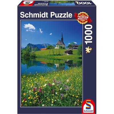 SCHMIDT Inzell Einsiedlhof a kostel sv. Mikuláše 1000 dílků
