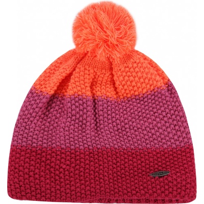 Alpine Pro Tanakil 2 Detská zimná čiapka KHAP036 Neón coral