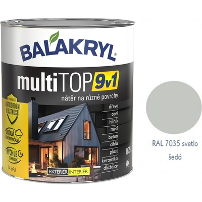 Balakryl multi top 2,5 l svetlo sivá