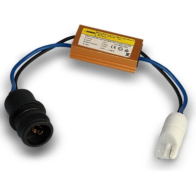 AMiO CANBUS rezistor pre LED žiarovky 12V 3.2W T10 zástrčka a zásuvka