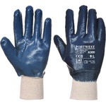 Portwest knitwrist a300 / Нитрилни ръкавици с плетка, водоустойчиви - тъмносиньо xxl (a300narxxl)