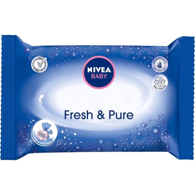 Nivea Baby Кърпички Fresh & Pure с лек лосион - пакет Почистващи кърпички унисекс