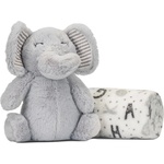 Lorelli Бебешко одеяло Lorelli - Nappy, 90 х 75 cm, сиво слонче (10340182503) - ozone