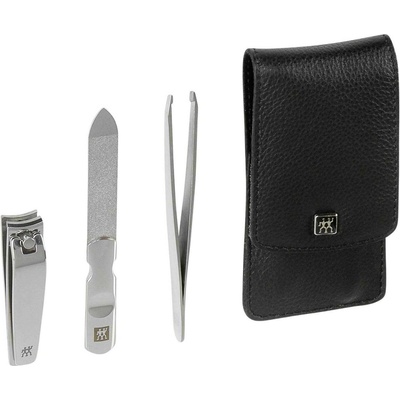 Zwilling manikúra 3-dielna ZWILLING Classic Inox čierna