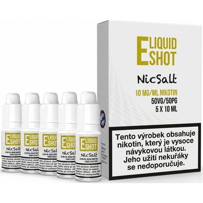 EXPRAN GmbH E-Liquid Shot Booster NicSalt 50PG/50VG 5 x 10 ml 10 mg – Zboží Mobilmania