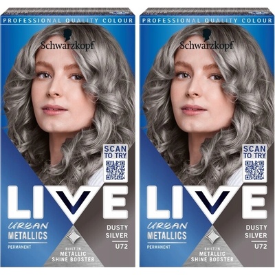Schwarzkopf Barva na vlasy Dusty Silver 120 ml